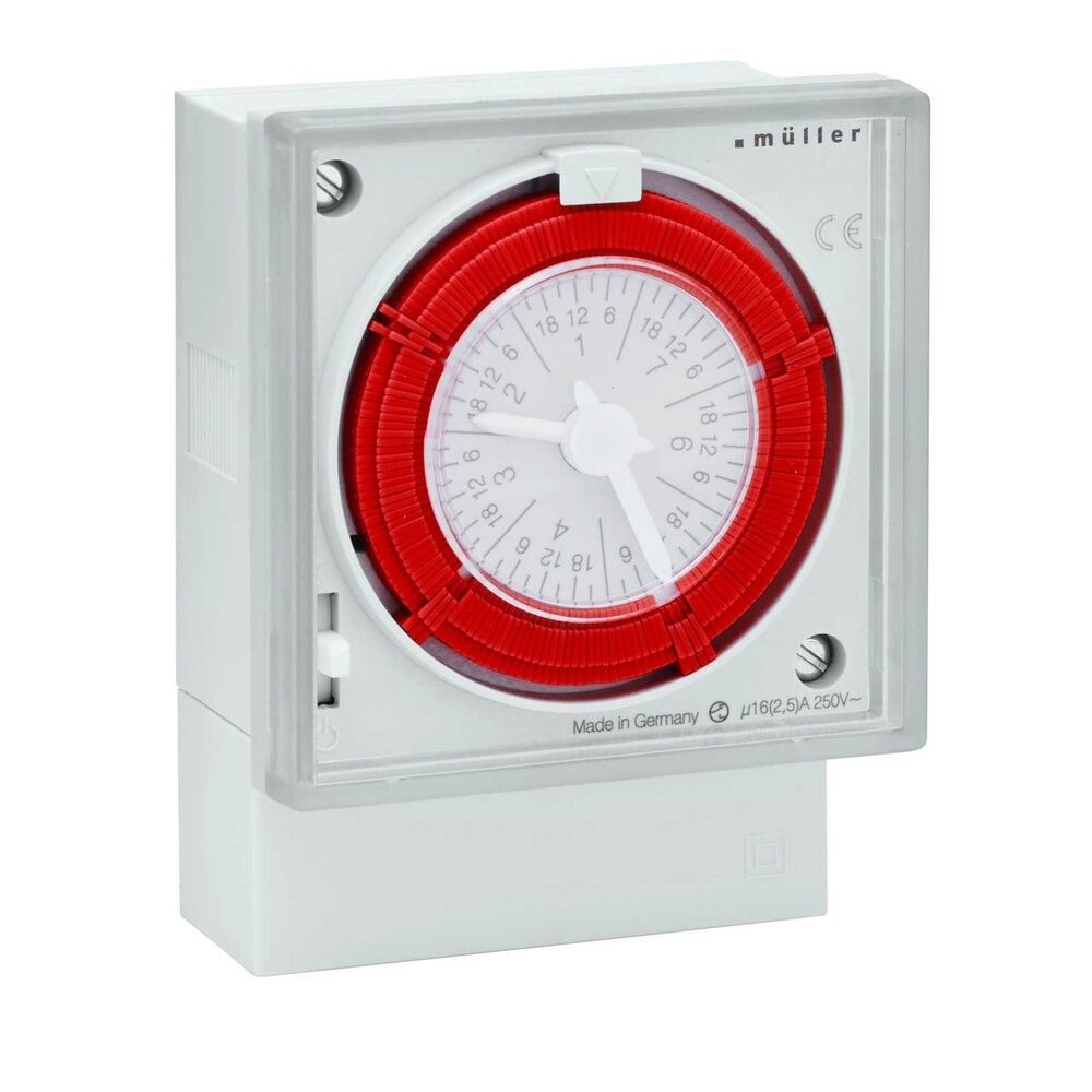 Hugo Müller Analoge Zeitschaltuhr 21860 Typ FS6438 