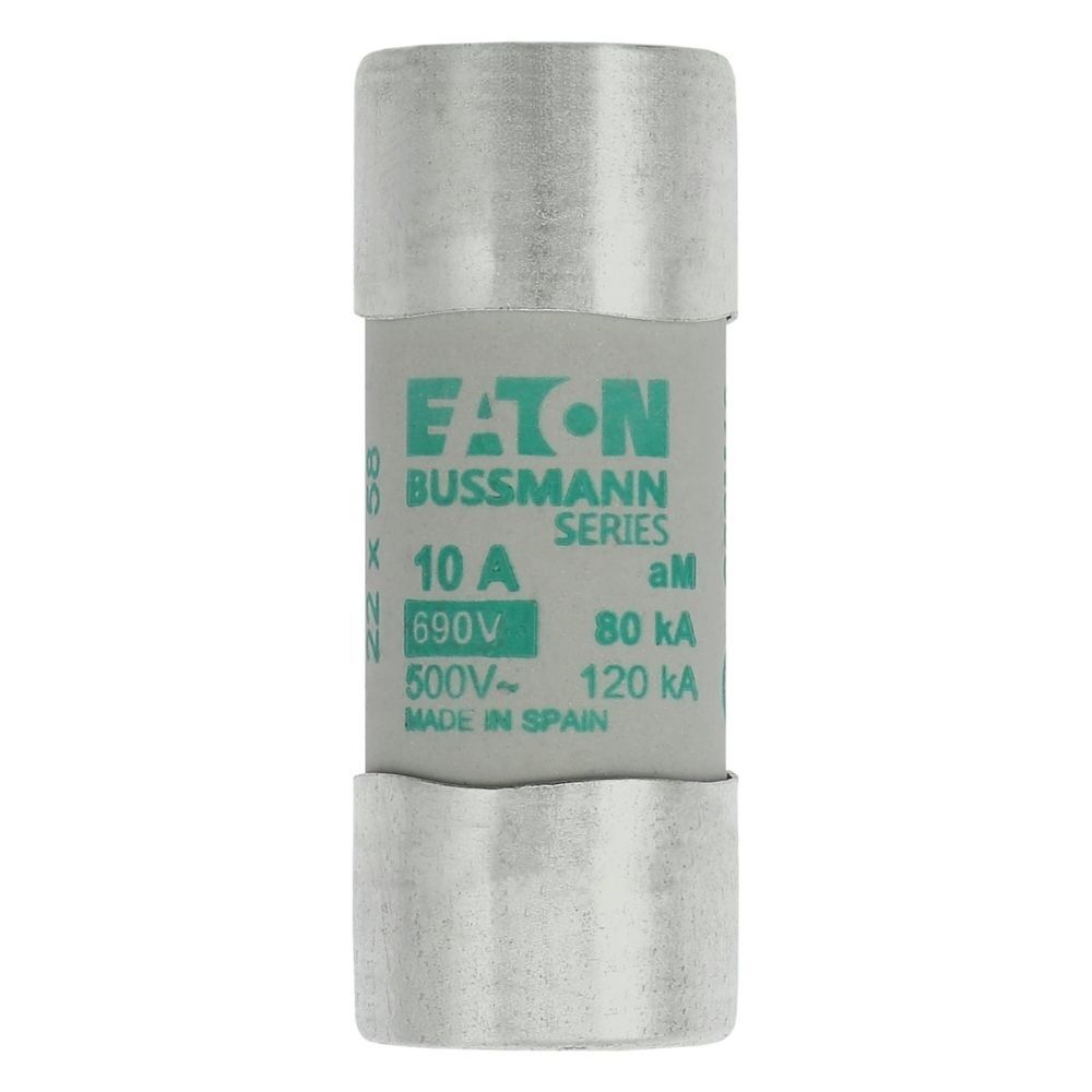 Eaton Sicherungseinsatz C22M10 Typ CYLINDRICAL FUSE 22 x 58 10A AM 690V AC