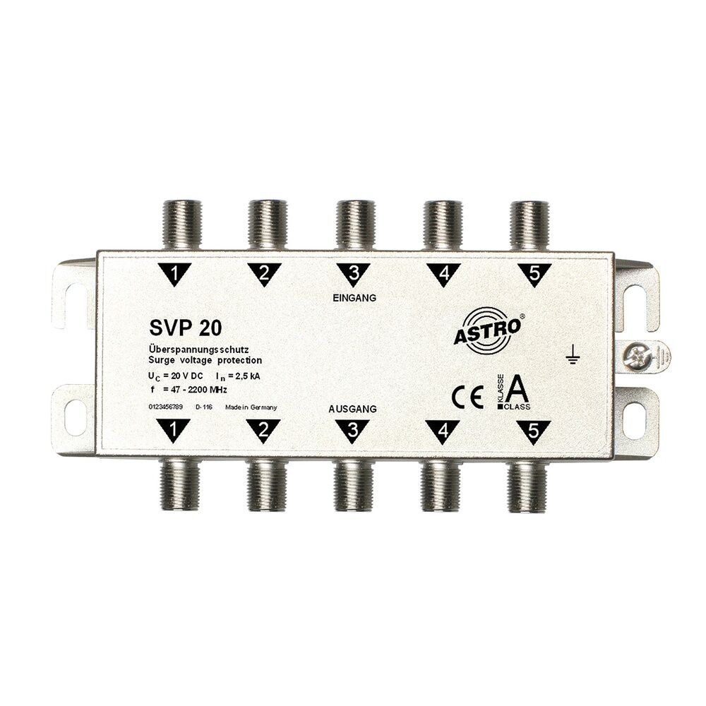 Astro Bit Überspannungsschutz 5-fach 310121 Typ SVP 20