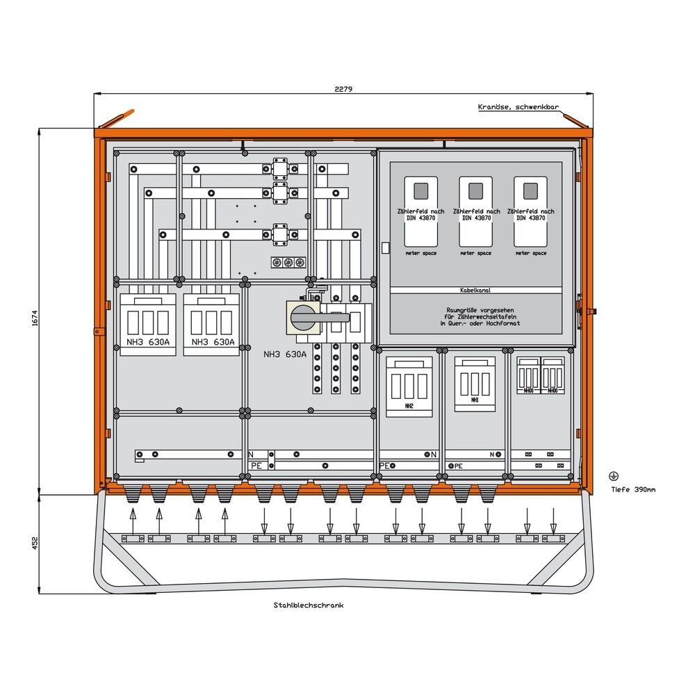 Walther-Werke Anschlussschrank WA0060