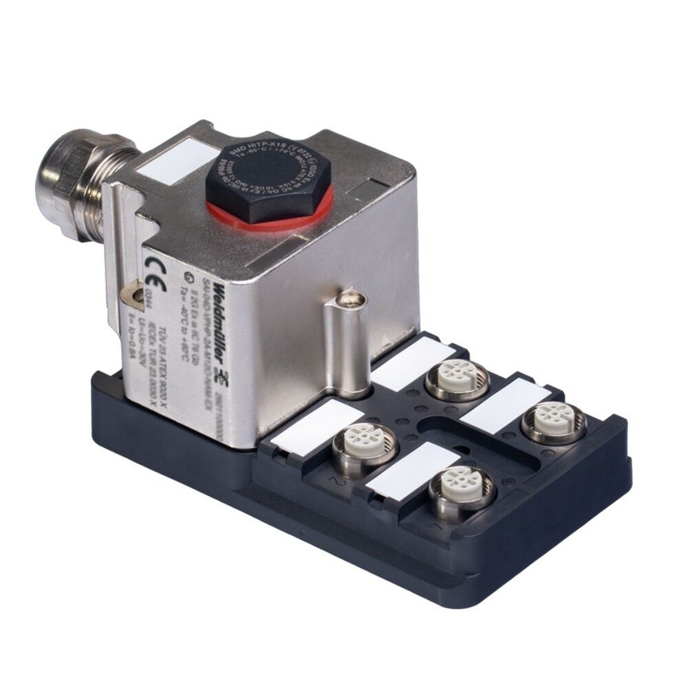 Weidmüller Passiver Sensor Aktor Verteiler 2943800000 Typ SAI-04D-VPHP-5A-M12O-OL2-EX