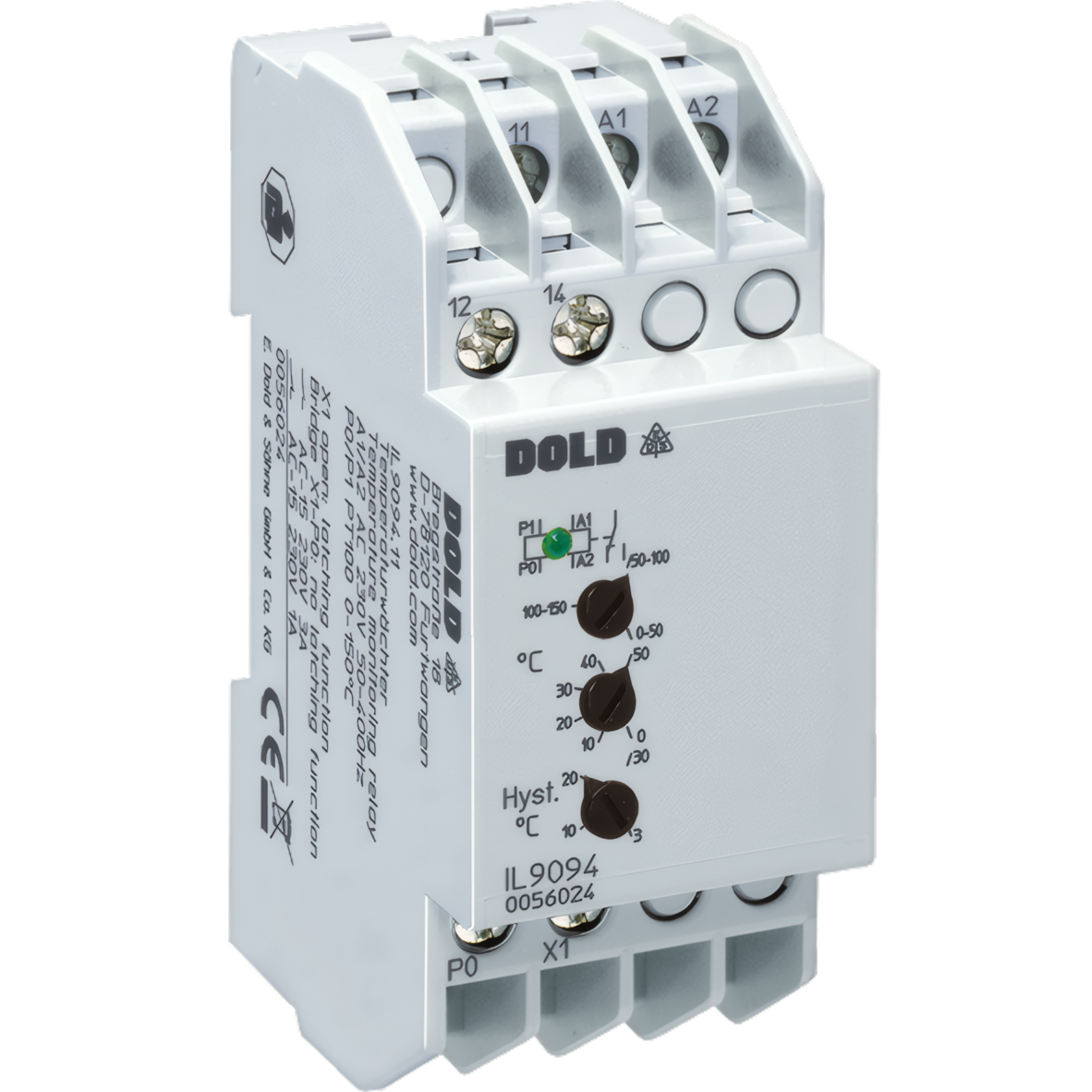 Dold Temperaturwächter 0058405 Typ IL9094.11 AC230V 100-250C