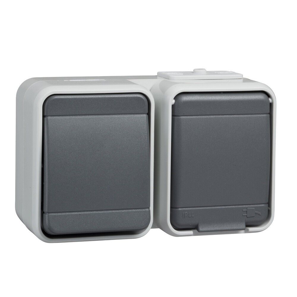 Elso Universalschalter mit Steckdose 448639