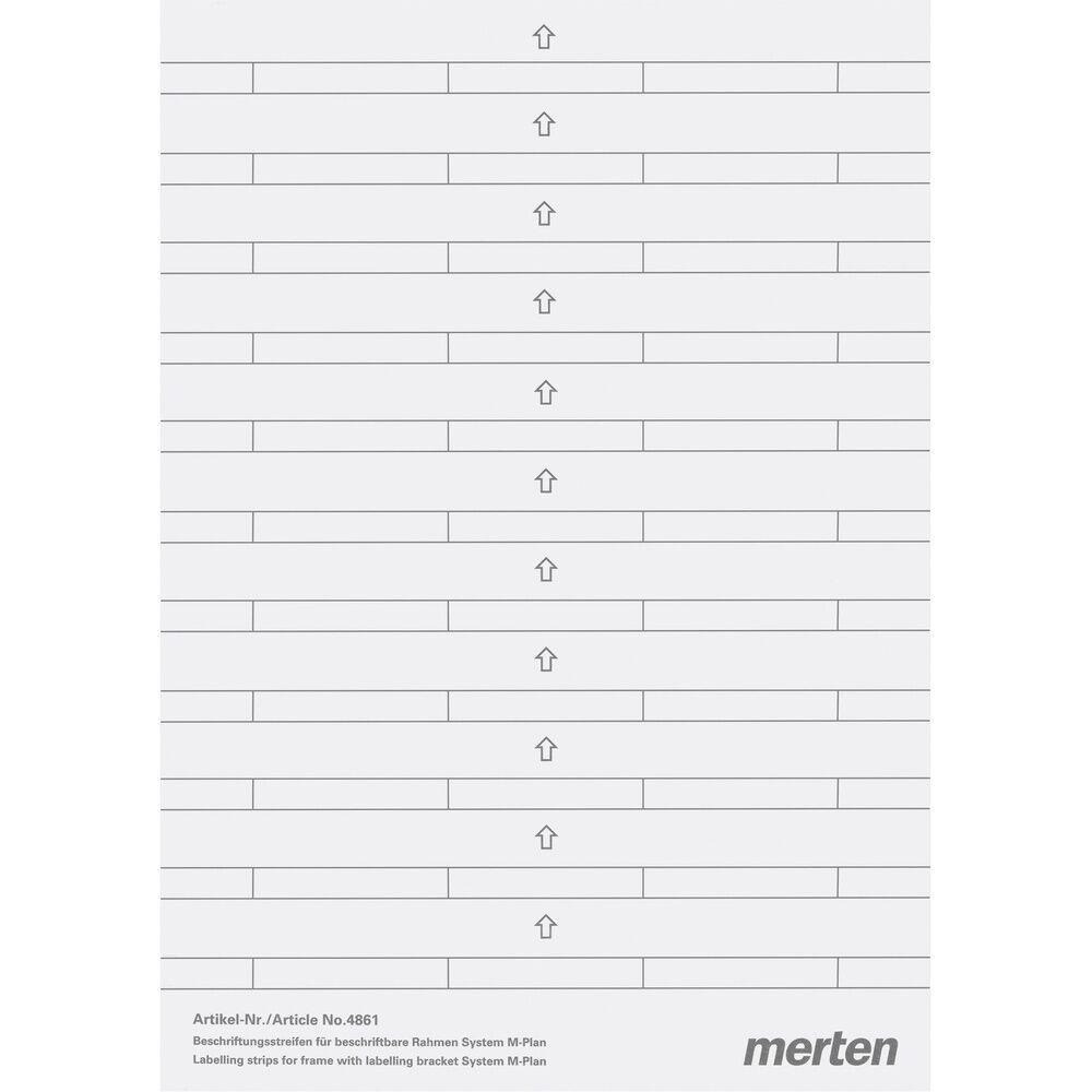 Merten Beschriftungsstreifen 486100