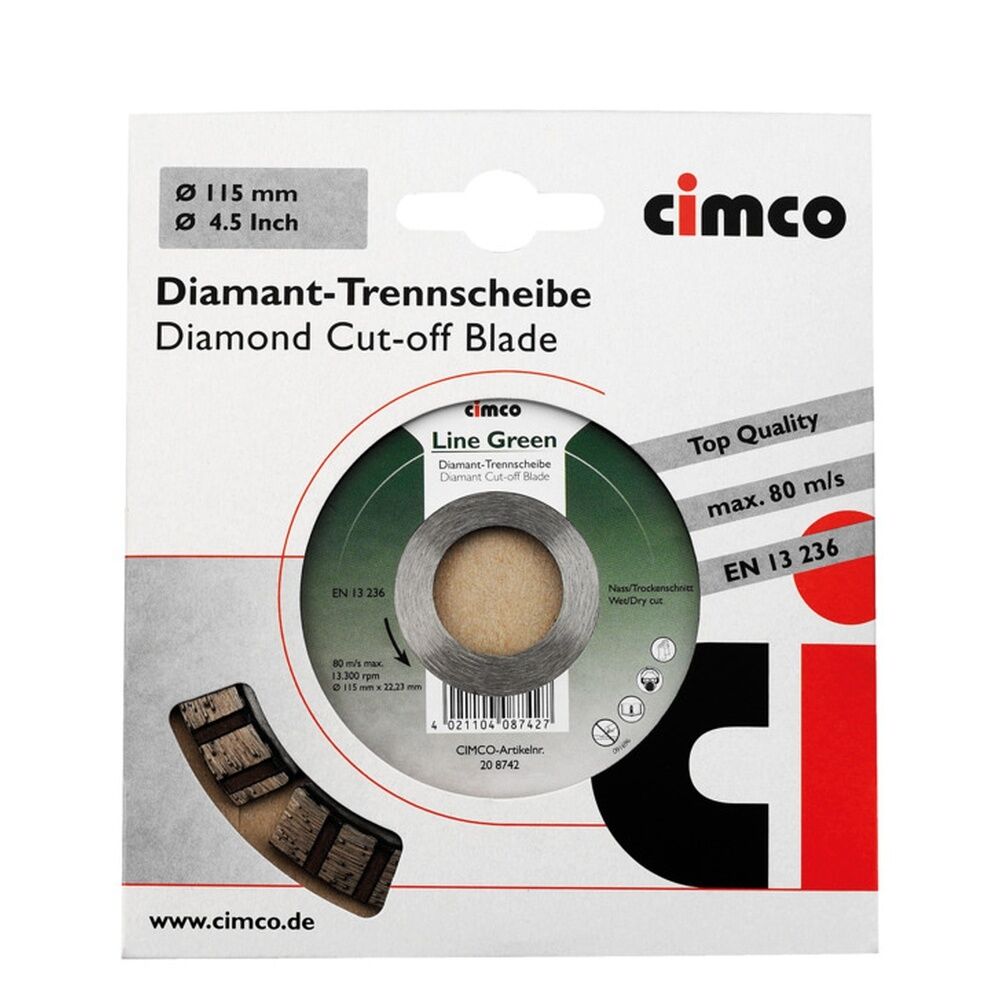 Cimco Diamant Trennscheiben 208744
