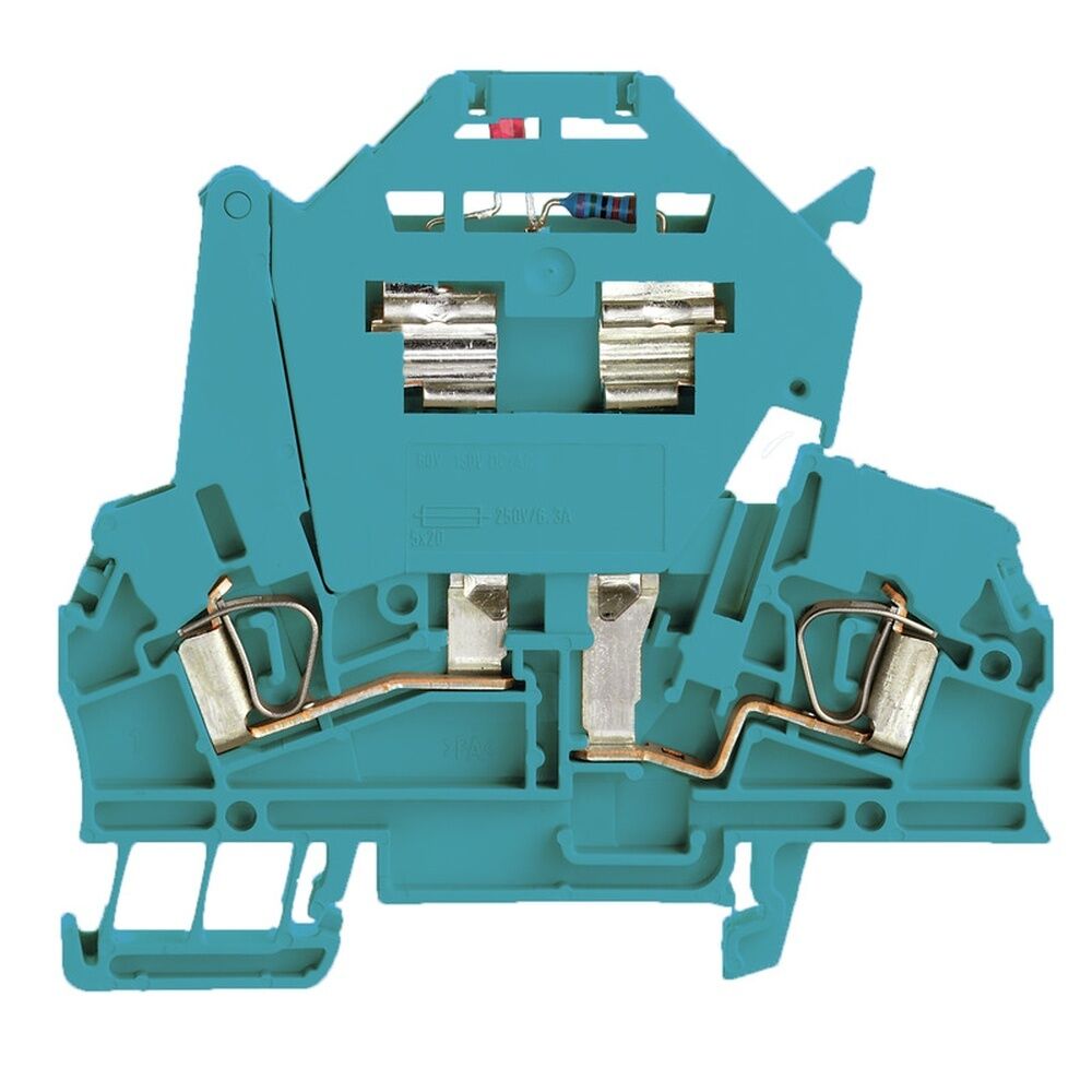 Weidmüller Sicherungs Reihenklemme 1315880000 Typ ZSI 2.5/LD 120AC BL