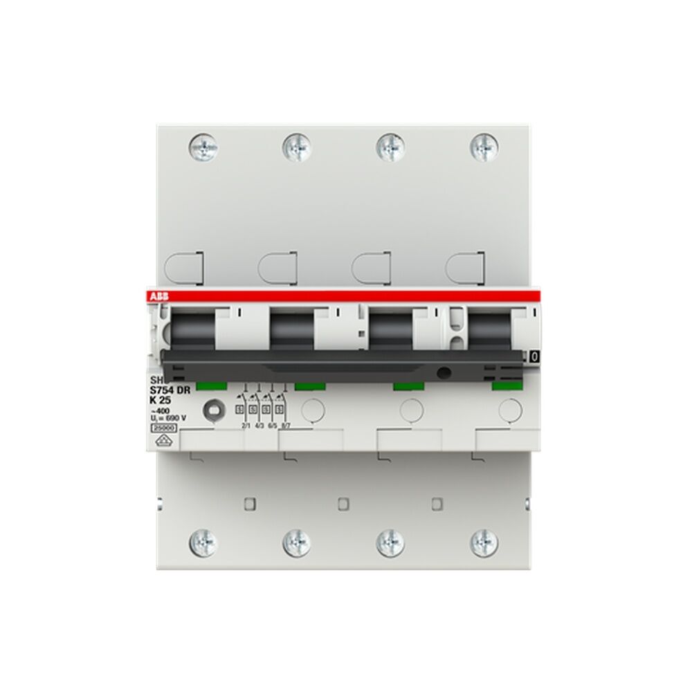 ABB Selektiver Hauptleitungsschutzschalter 2CDH784001R0517 Typ S754DR-K25