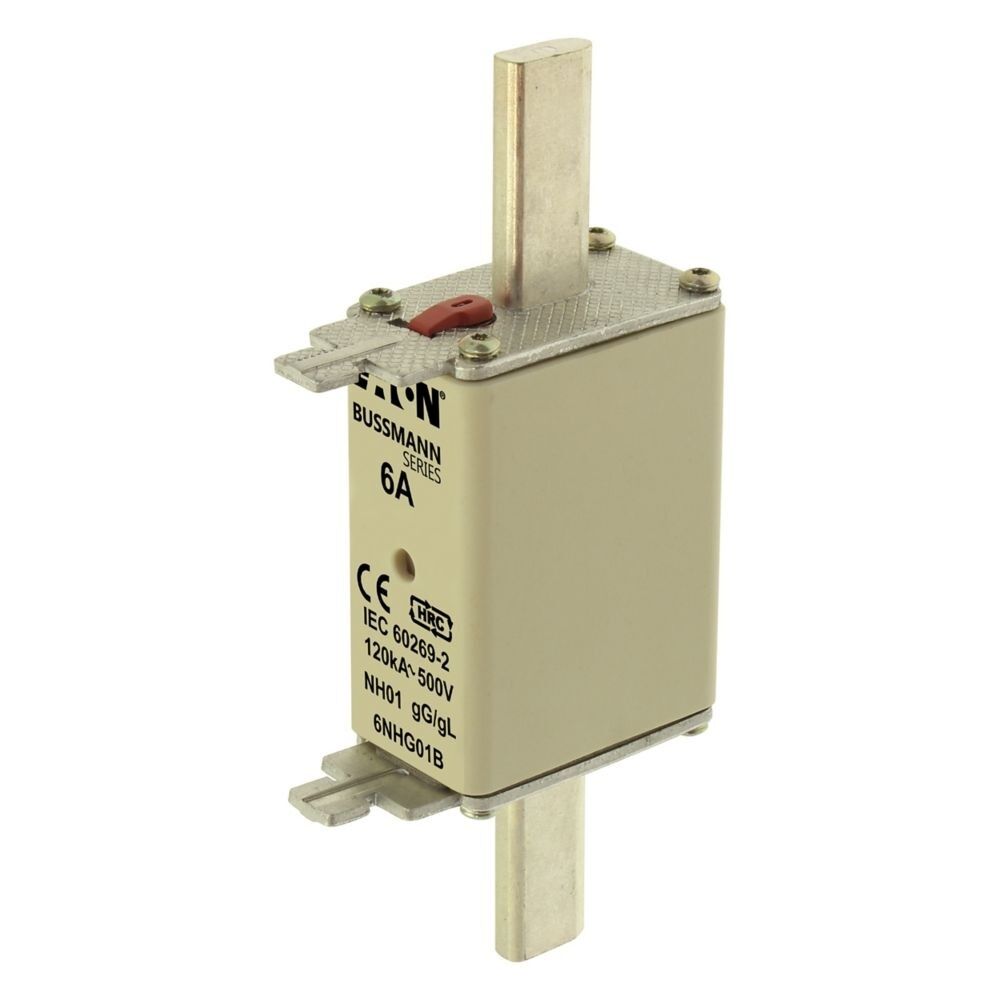 Eaton Sicherungseinsatz 6NHG01B Typ BUSSMANN 6Amp 500V ac 01 GG