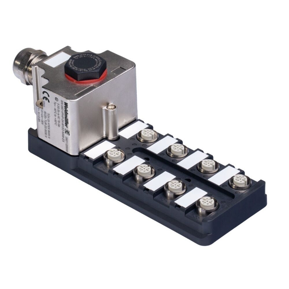 Weidmüller Passiver Sensor Aktor Verteiler 2921120000 Typ SAI-08D-VPHP-2A-M12O-NAM-EX