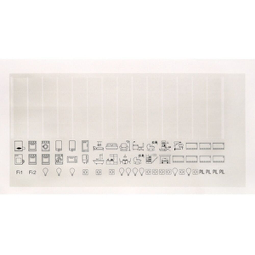 Gewiss Stromkreiskennzeichnungsbogen GW43044S