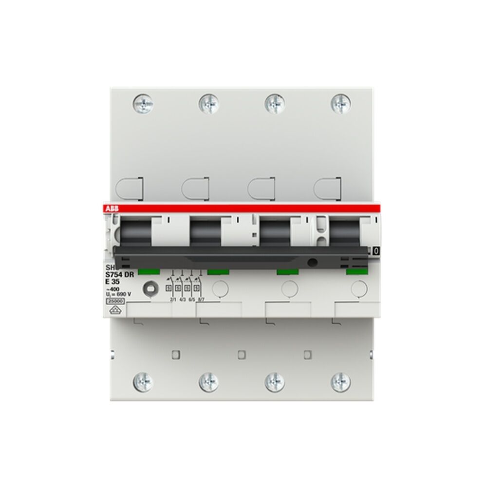 ABB Selektiver Hauptleitungsschutzschalter 2CDH784001R0352 Typ S754DR-E35