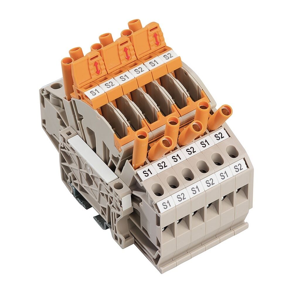 Weidmüller Trenn und Messtrenn Reihenklemme 8000082522 Typ LST_CT_3PHASE_WTTB_OR