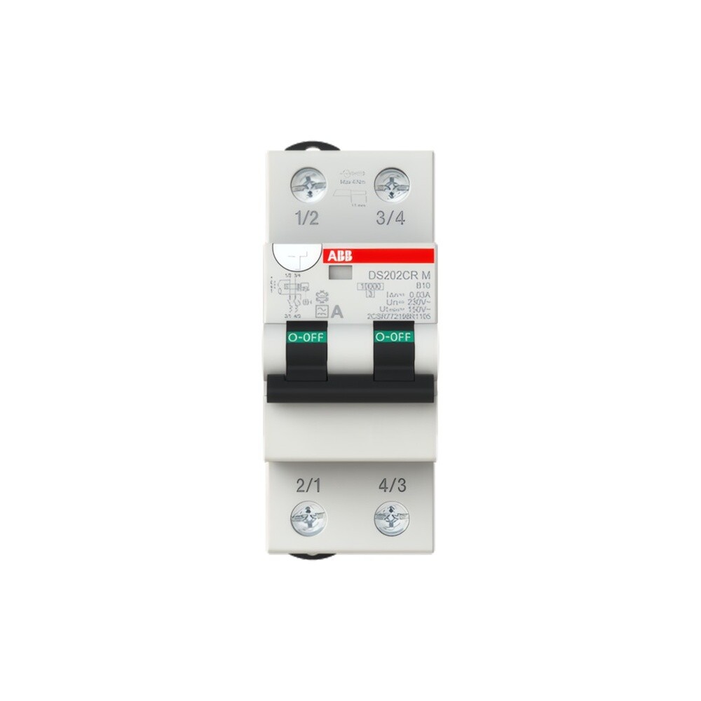 ABB Kombination FI Schalter Leitungsschutzschalter 2CSR772140R1105 Typ DS202CRMA-B10/0,03