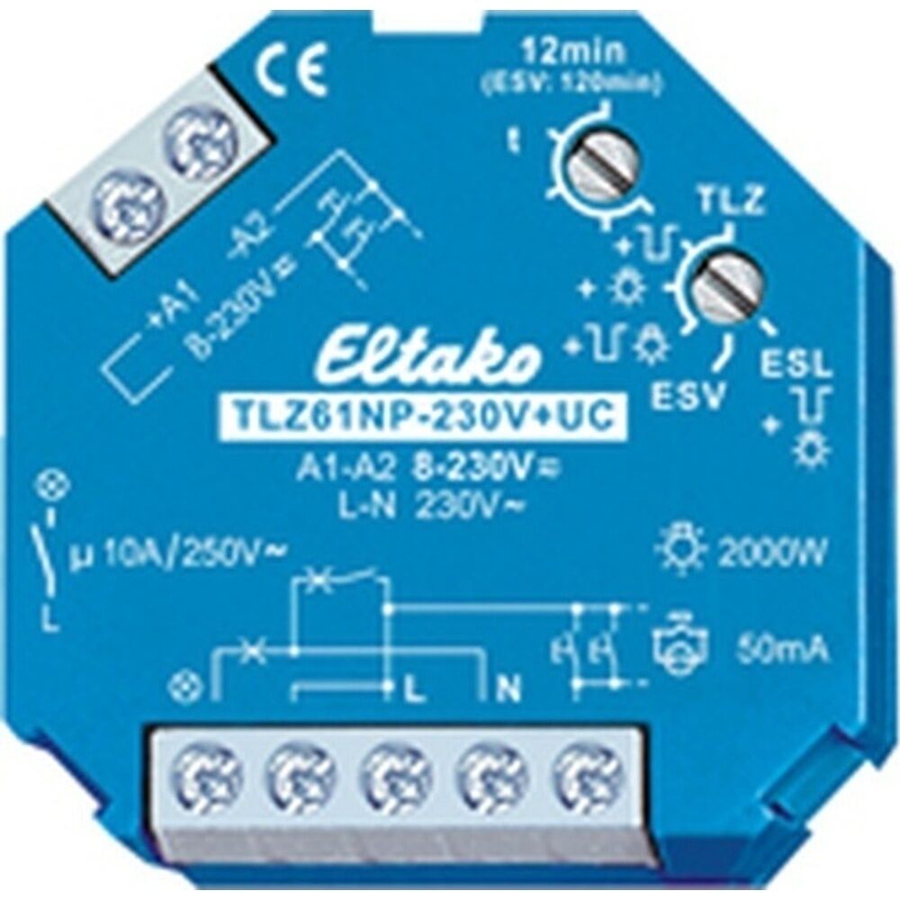 ELTAKO Treppenlicht Zeitschalter 61100301 Typ TLZ61NP-230V+UC