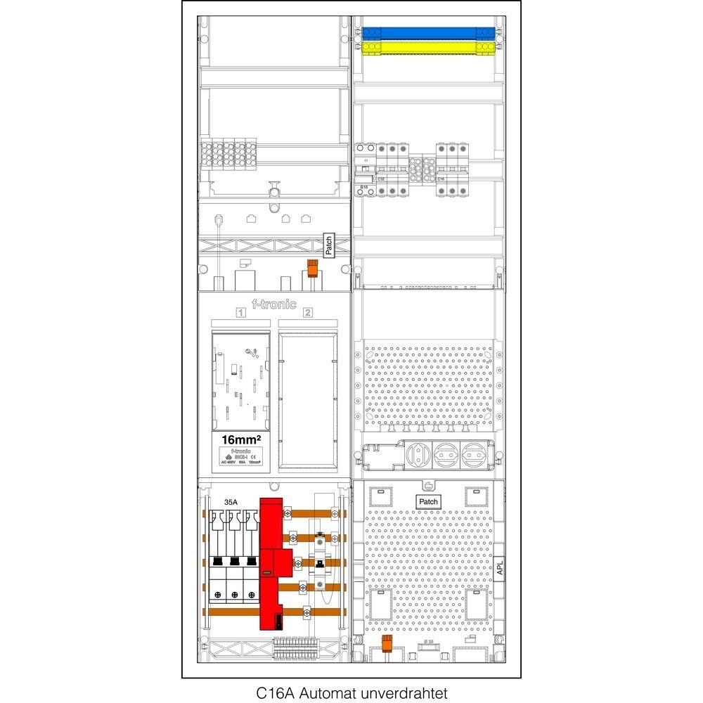f-tronic Komplettschrank 7195249 Typ EHZ721APZM-EMOB22