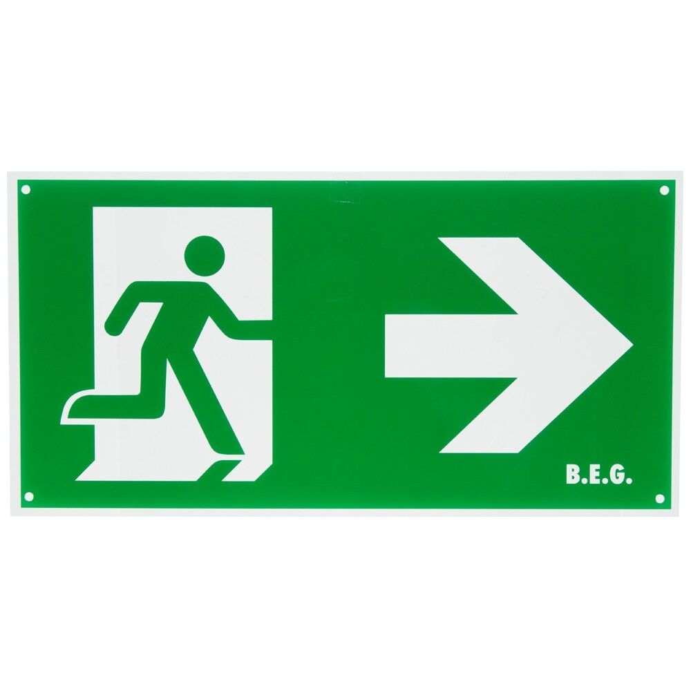 B.E.G. Brück Piktogramm 8858 Typ Piktogramm einseitig/rechts für DT32-LED 