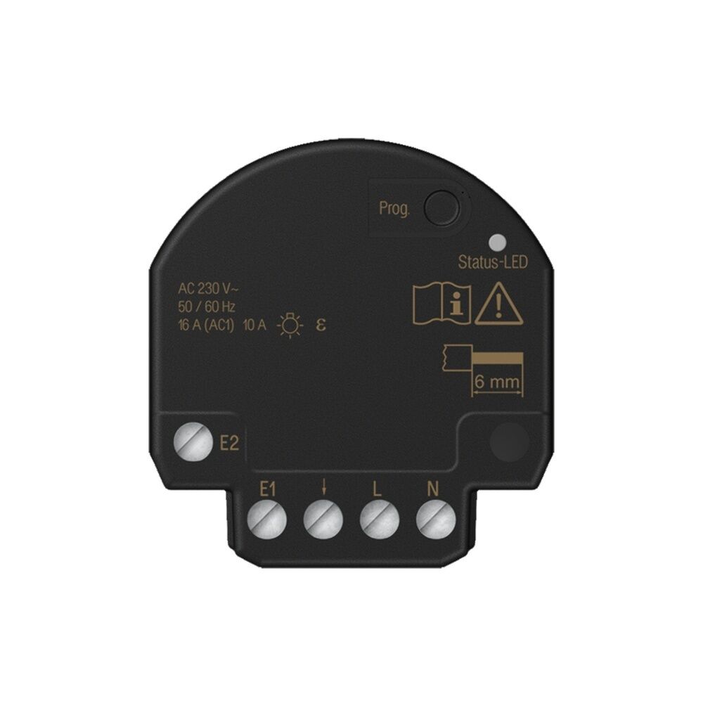Jung JUNG HOME Schaltaktor 1fach Mini mit 2 Binäreingängen BTS1B2U