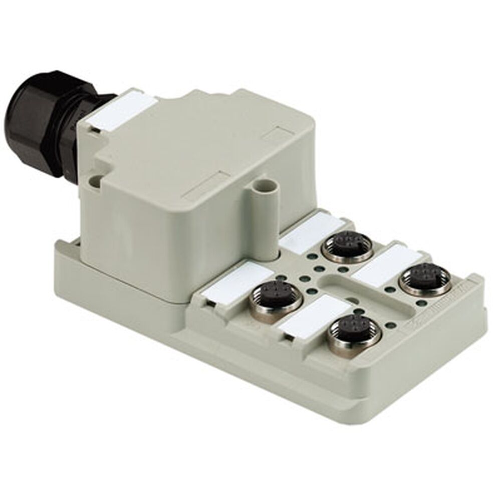Weidmüller Passiver Sensor Aktor Verteiler 1806010000 Typ SAI-4-M 5P M12 1:1