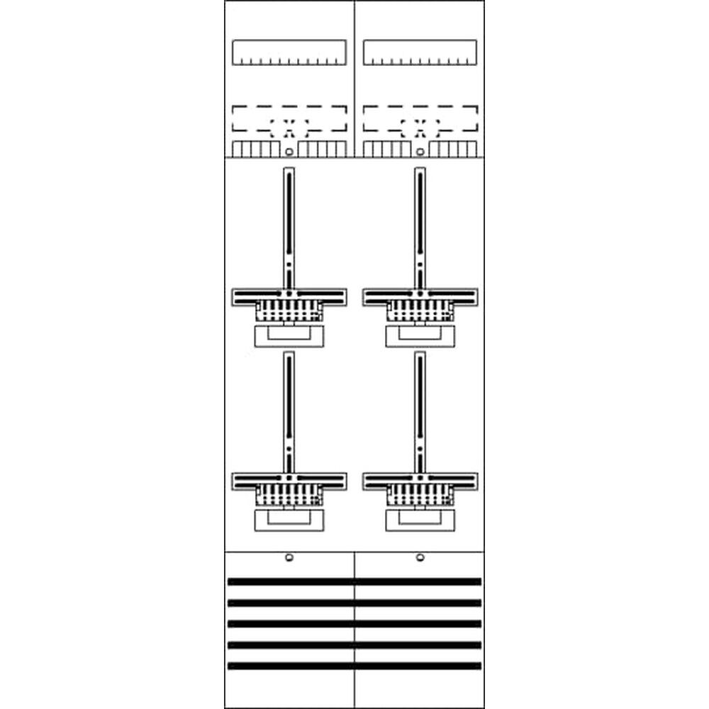 Striebel & John Zählerkomplettfeld 2CPX054100R9999 Typ DF29P4 