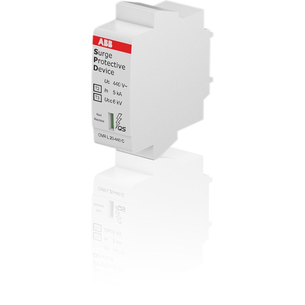 ABB Überspannungsableiter für Energietechnik Stromversorgung 2CTB803876R0600 Typ OVR T2-T3 20-440 C