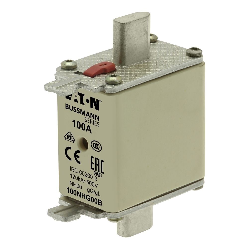 Eaton Sicherungseinsatz 100NHG00B Typ FUSE NH 00 AM 100A 500V D.I. 100NHG00B