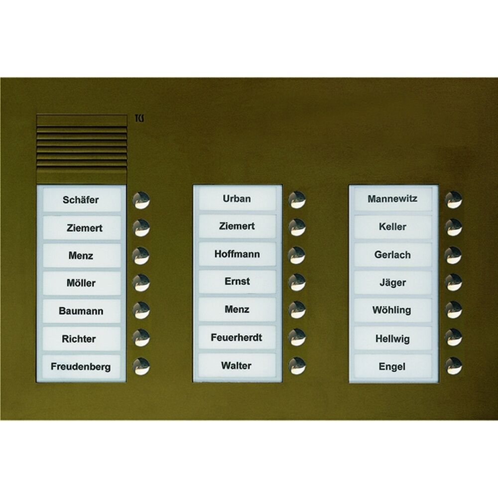 TCS Audio Außenstation PUK21/3-EB