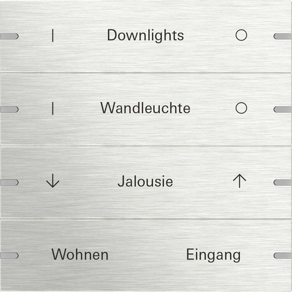 Gira Wippenset 4fach 5034219