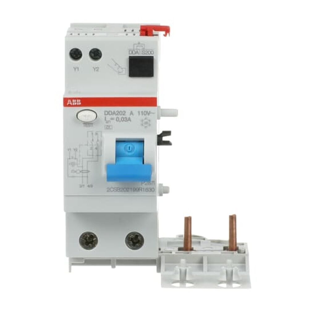 ABB Fehlerstromschutzblock 2CSB202199R1630 Typ DDA202A-63/0,03-11