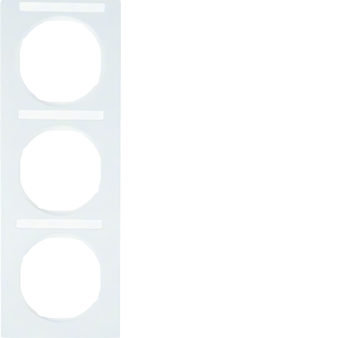 Berker 3fach Rahmen 10132269 