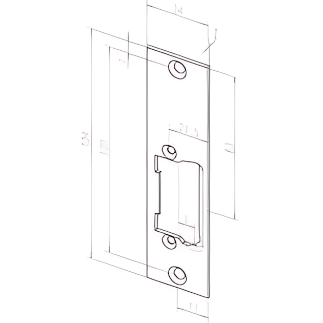 Assa Abloy Schließblech -------27102-04