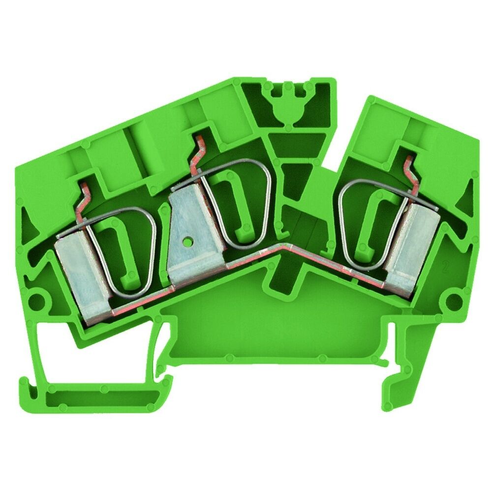 Weidmüller Durchgangs Reihenklemme 2814090000 Typ ZDU 6-2/3AN GN