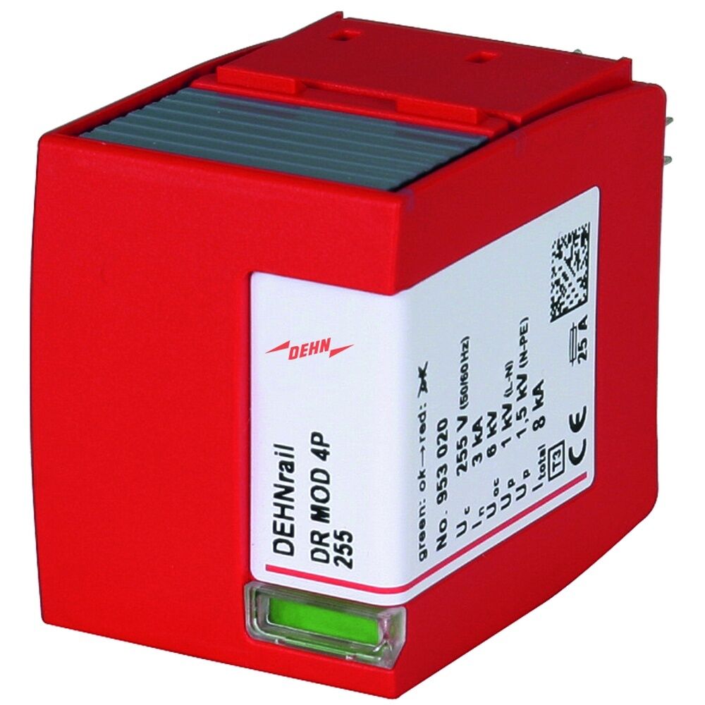 Dehn + Söhne Überspannungsableiter 953020 Typ DR MOD 4P 255