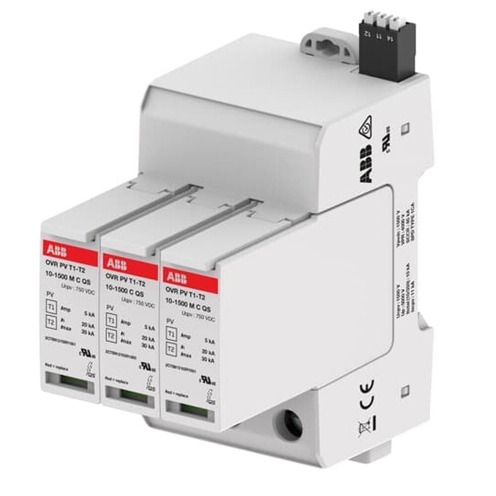 ABB Überspannungsableiter für Energietechnik Stromversorgung 2CTB812101R1500 Typ OVR PV T1-T2 10-15