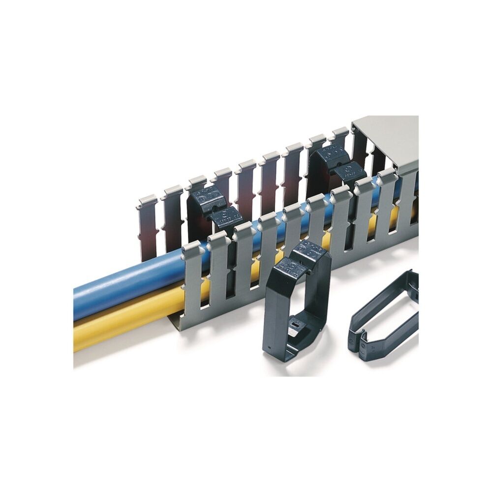 Hellermann Drahthalteklammer 181-50880 Typ HTWD-BWR-80X80-PC/ABS-BK 