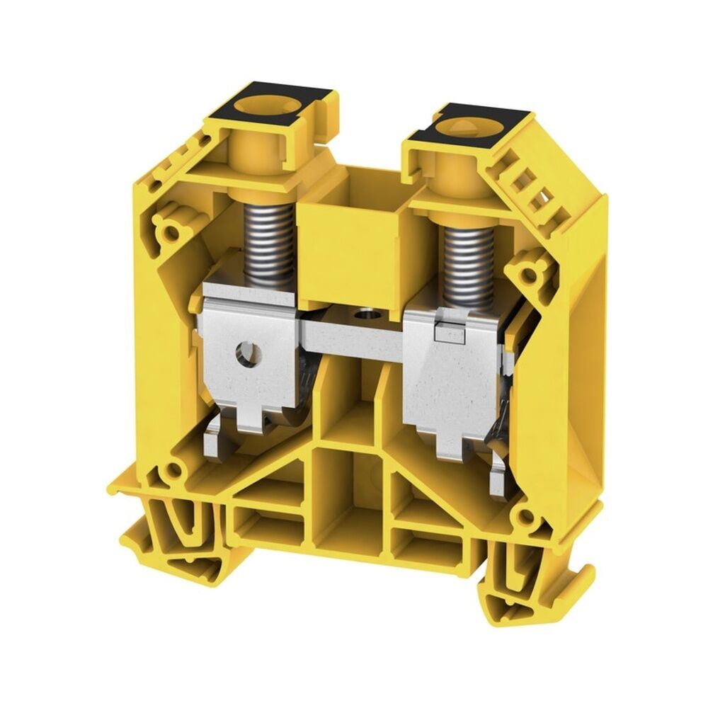 Weidmüller Durchgangs Reihenklemme 2000060000 Typ WDU 35 GE/SW