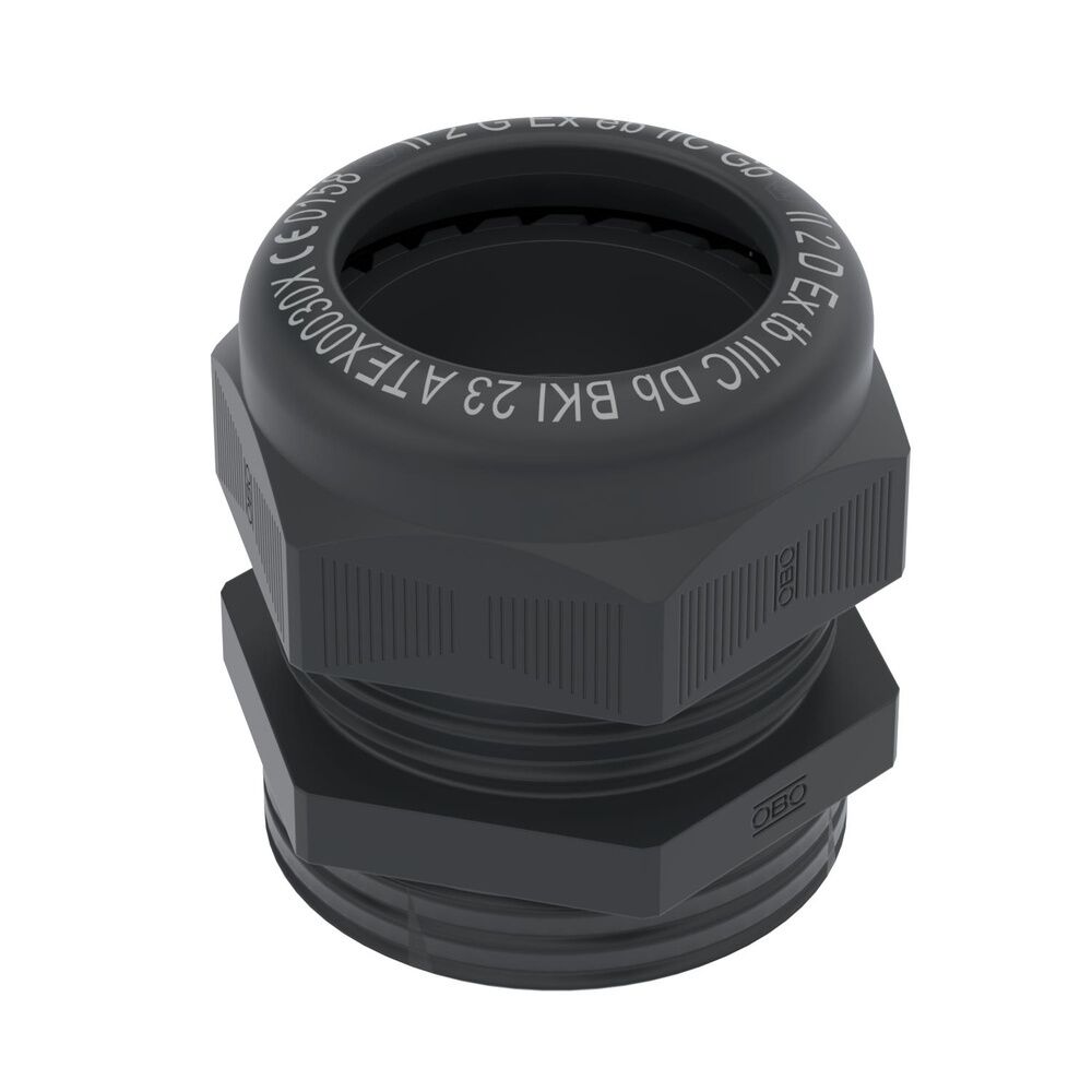 OBO Bettermann Kabelverschraubung 2050382 Typ VTEC EX M63 SW