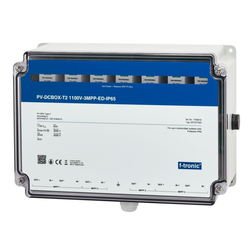 f-tronic Überspannungsschutz Anschlussbox 7720010 Typ DCT27YED