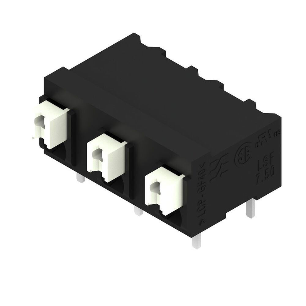 Weidmüller Leiterplattenklemme 1875430000 Typ LSF-SMT 7.50/03/90 3.5SN BK RL