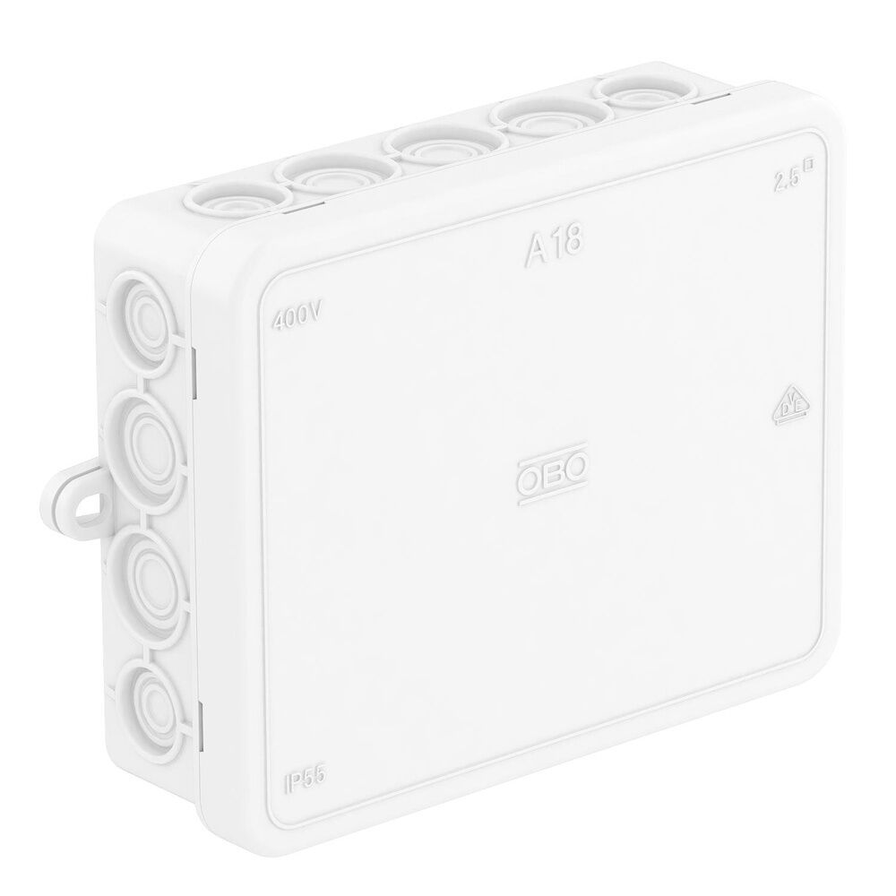 OBO Bettermann Kabelabzweigkasten 2000422 Typ A 18 HF RW