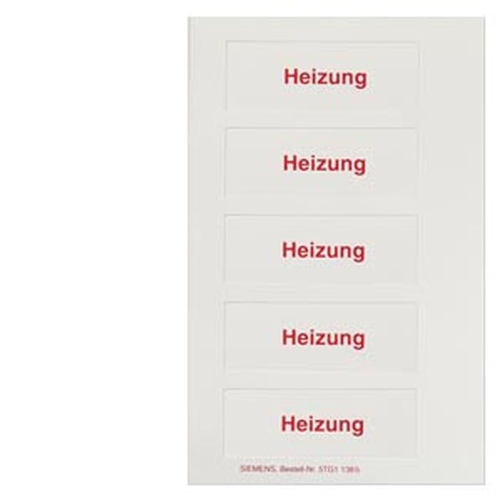 Siemens Piktogrammbogen 5TG1138