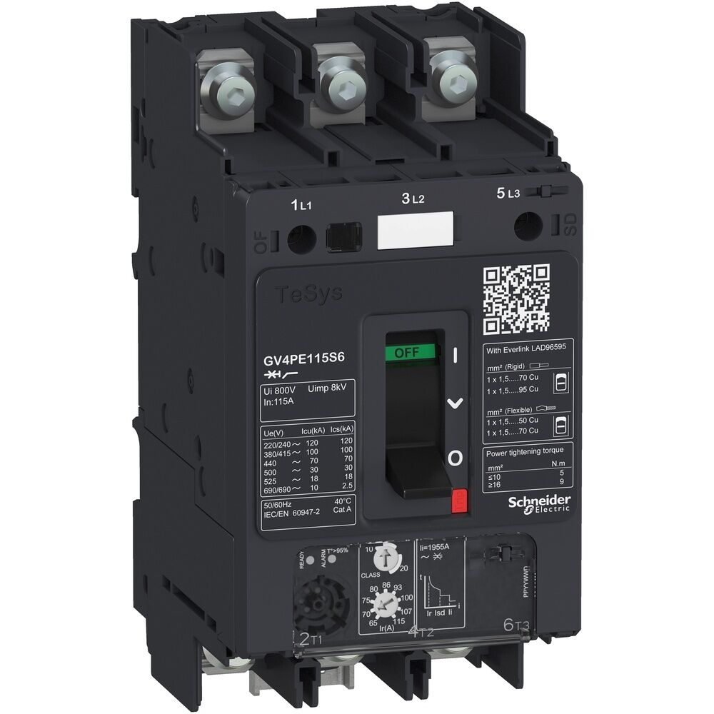 Schneider Electric Motorschutzschalter GV4PE115S6