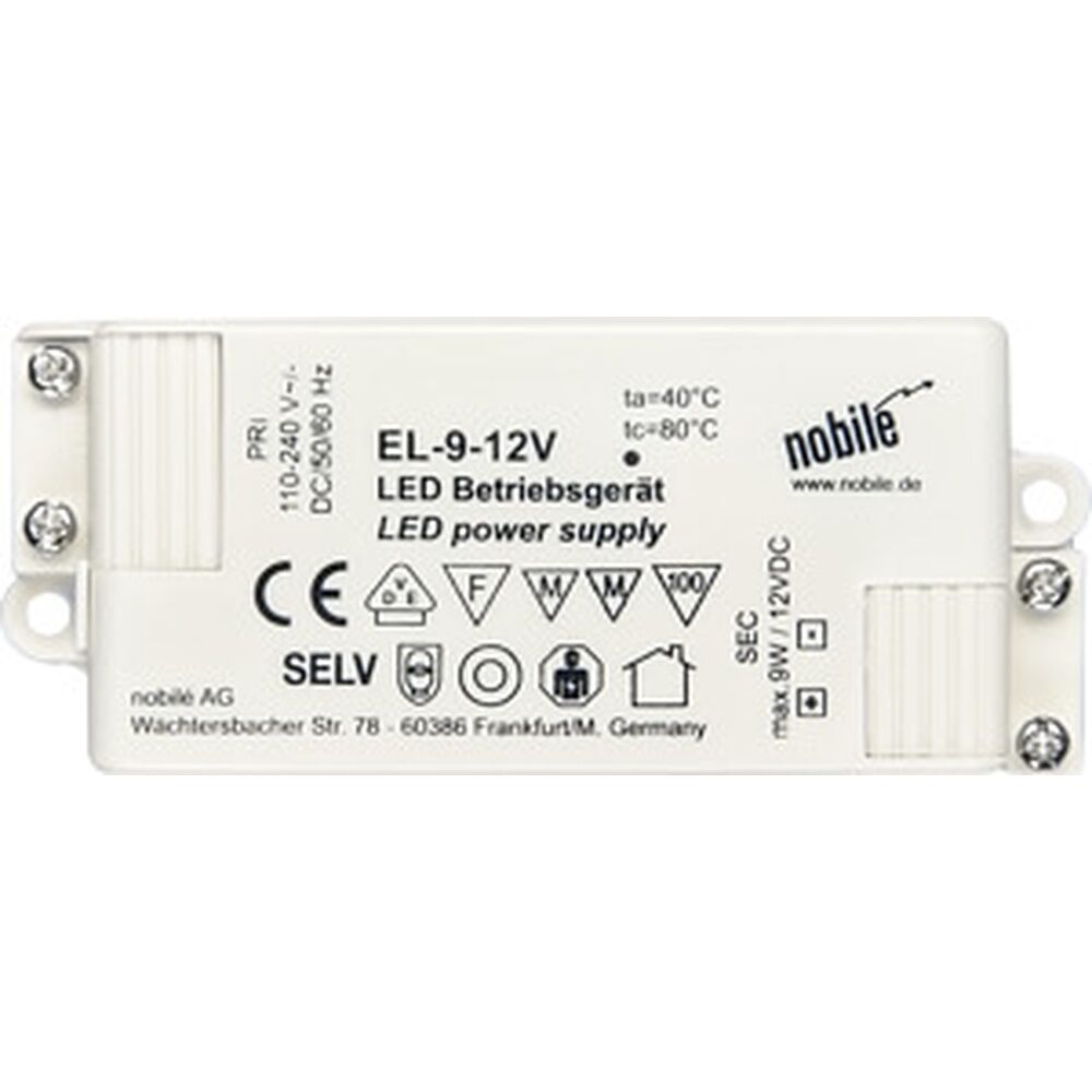 Nobile Betriebsgerät 8995100000 Typ EL-9-12V