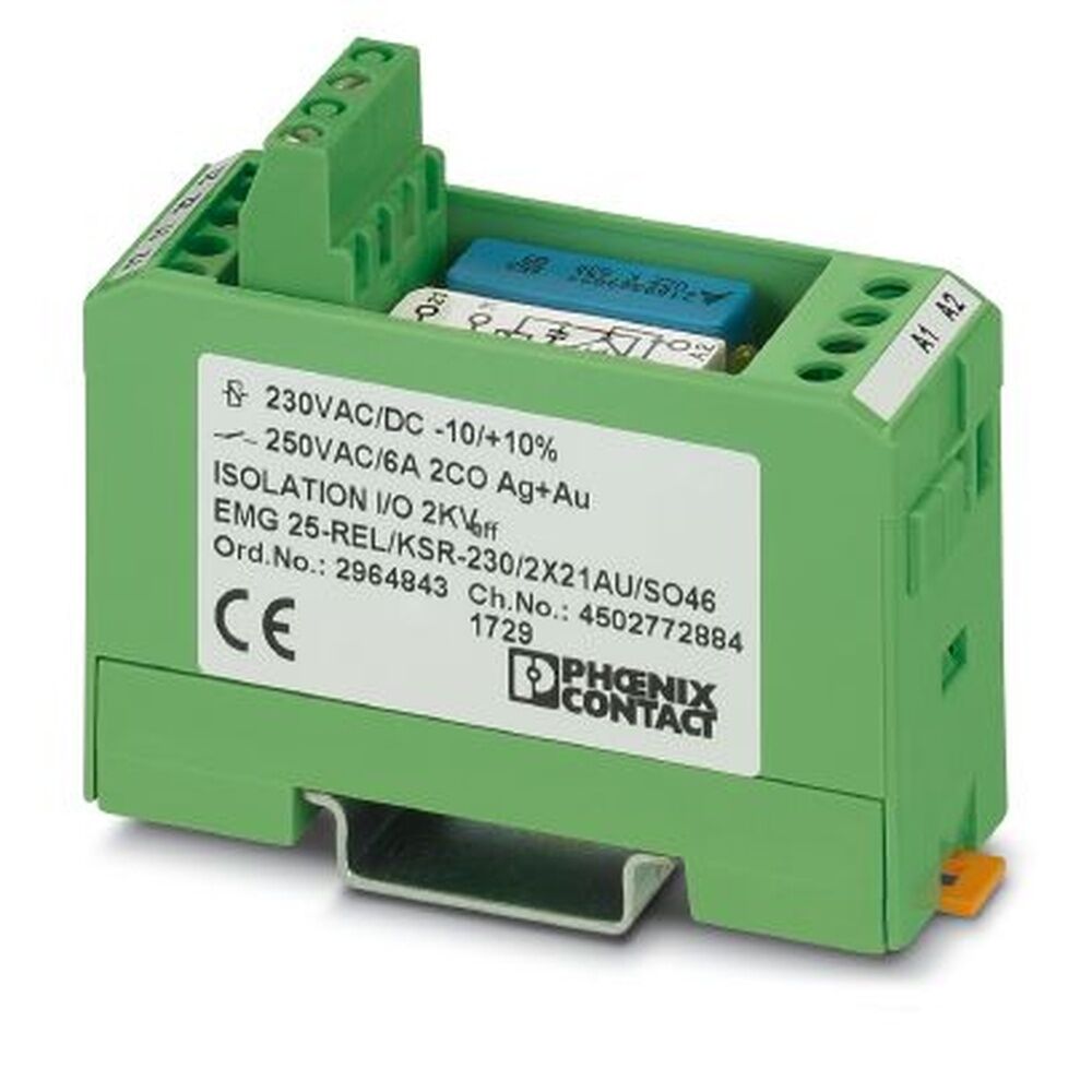 Phoenix Contact Relaismodul 2964843 Typ EMG 25-REL/KSR-230/2X21AU/SO46