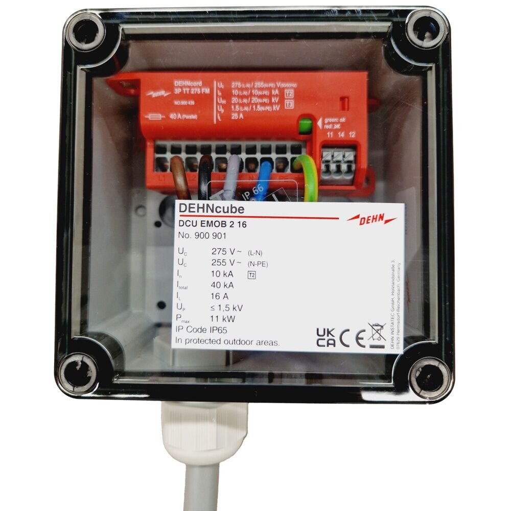 Dehn + Söhne Überspannungsableiter 900901 Typ DCU EMOB 2 16