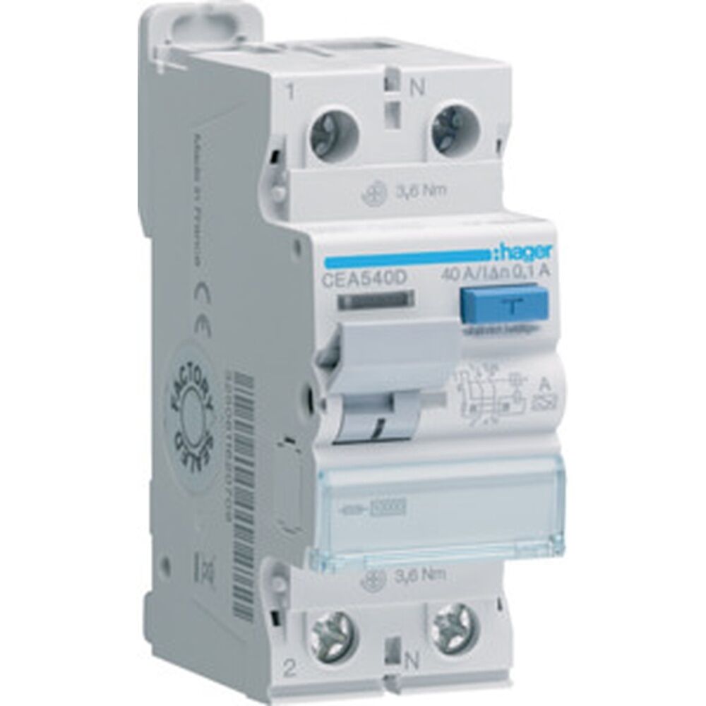 Hager FI Schalter CEA540D
