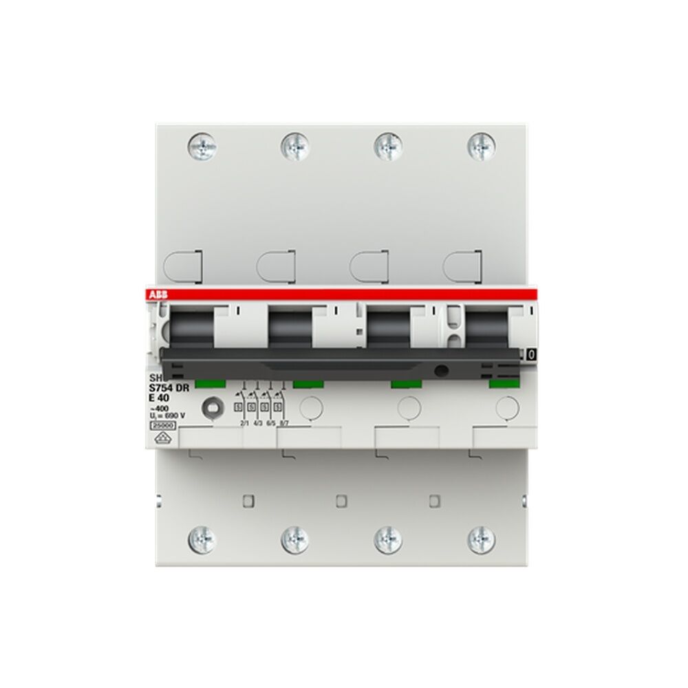 ABB Selektiver Hauptleitungsschutzschalter 2CDH784001R0402 Typ S754DR-E40