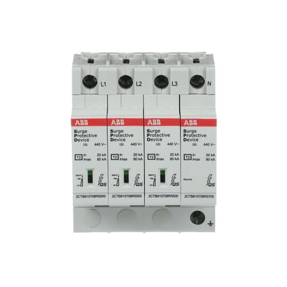 ABB Überspannungsableiter für Energietechnik Stromversorgung 2CTB815708R4900 Typ OVR T2 3N 80-440S