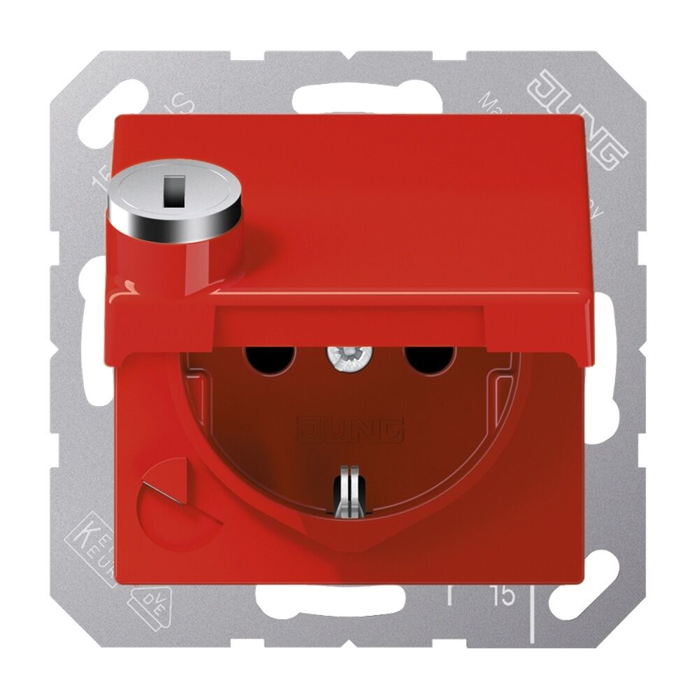 Jung Schutzkontakt Steckdose AS 1520 BFKLSL RT