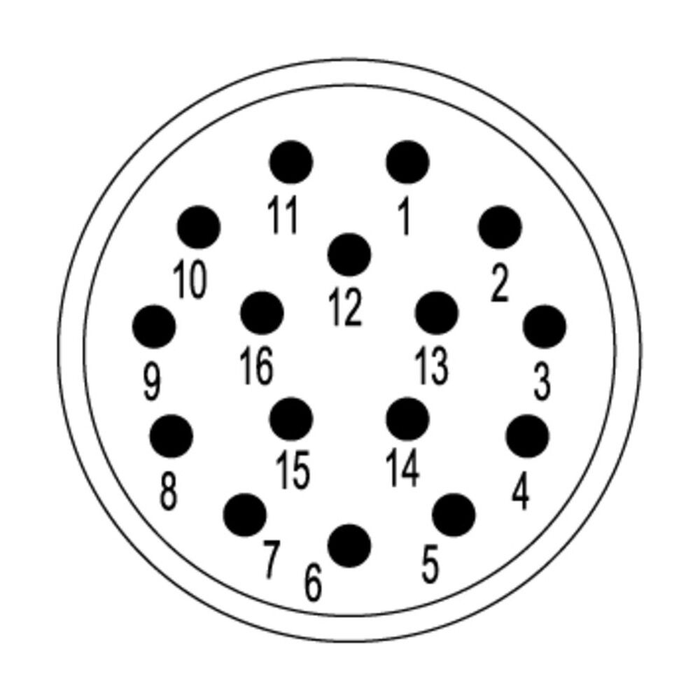 Weidmüller Kontakteinsatz 1170080000 Typ SAI-M23-SE-16