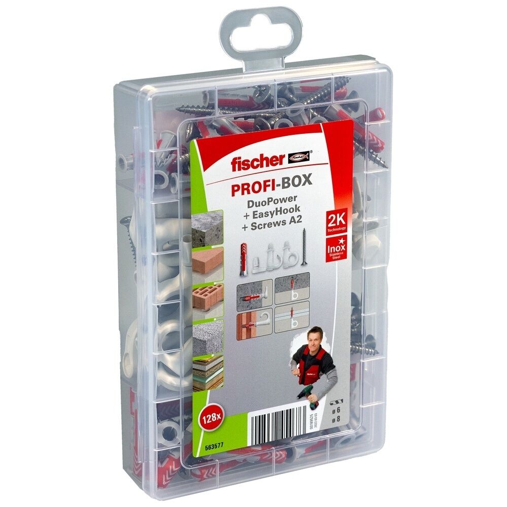 Fischer Meisterbox 563577 Typ ProfiBox DuoPower + EasyHook + Schr. A2